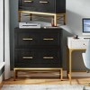 Gulches 2 Drawer File Cabinet, Modern Wood Lateral Filing Cabinet for Letter/Legal/A4 Size, Large File Storage Cabinets Printer Stand - 3 of 3