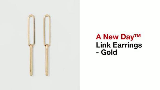 Link Earrings - A New Day&#8482; Gold, 2 of 5, play video