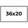 PosterPalooza | Slim Profile Silver Picture Frame - UV Acrylic, Backing Board, Hanging Hardware Included - 2 of 4