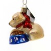 Old World Christmas 3.0 Inch Labrador Pup Ornament Lab Paw Print Bowl Tree Ornaments - 2 of 3