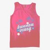 Simply Sage Market Summer Vibes Palm Trees Floral Garment Dyed Tank - 3 of 3