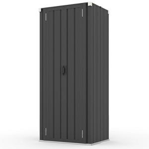 Ridstar 69.9 in. H Outdoor Freestanding Waterproof Storage Cabinet with Shelves-Gray - 1 of 4