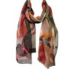 Wrapables Lightweight Sheer Silky Feeling Georgette Scarf, Black Eco-Trendy - 3 of 4