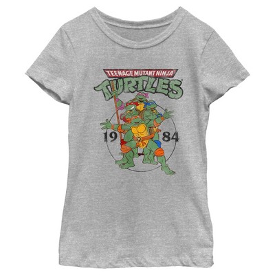 Men's Teenage Mutant Ninja Turtles 1984 Heroes T-Shirt - Athletic Heather -  Large