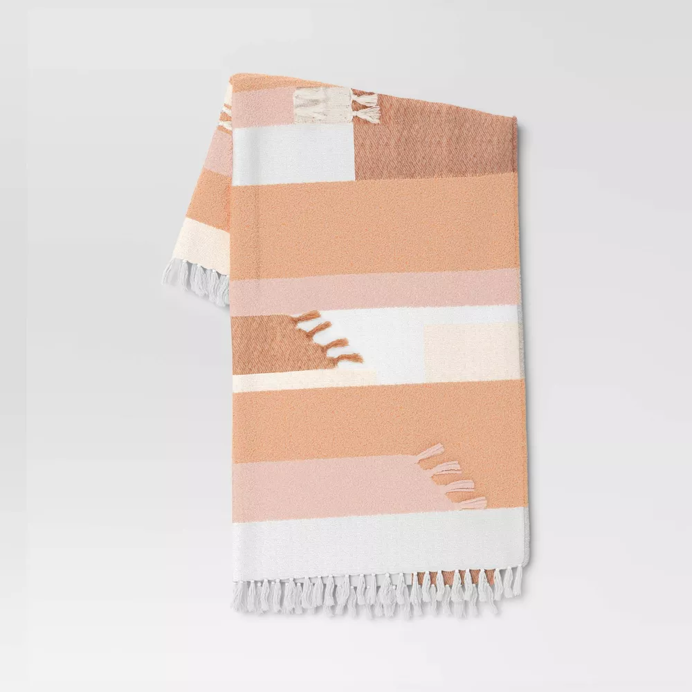 target.com | Chunky Woven Patchwork Throw Blanket