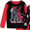 STAR WARS Little/Big Boys' 4-Piece Long Sleeve and Pants Cotton Pajama Set - 2 of 4