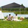 SKONYON 10' x10' Pop Up Canopy Tent Sun Shelter UV50+ Waterproof Canopy Top - 2 of 4
