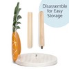 Elanze Designs Tropical Pineapple 12 inch Resin and Wood Paper Towel Holder - image 3 of 4