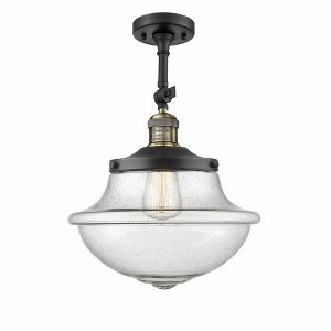 Oxford - 1 Light Adjustable Semi-Flush Mount In Traditional Style-15.5 Inches Tall and 11.75 Inches Wide - 1 of 1