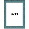PosterPalooza | Photo Size Simple Blue Picture Frame - UV Acrylic, Foam Board Backing, Hanging Hardware - 2 of 4