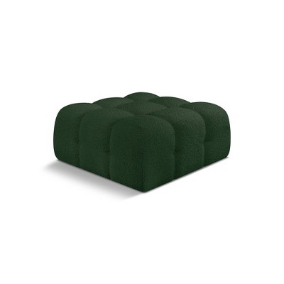 Meridian Furniture,Ames Boucle Fabric Ottoman