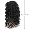 Unique Bargains Women Halloween Long Body Wave Lace Front Wigs with Wig Cap 20" 1PC - image 2 of 4