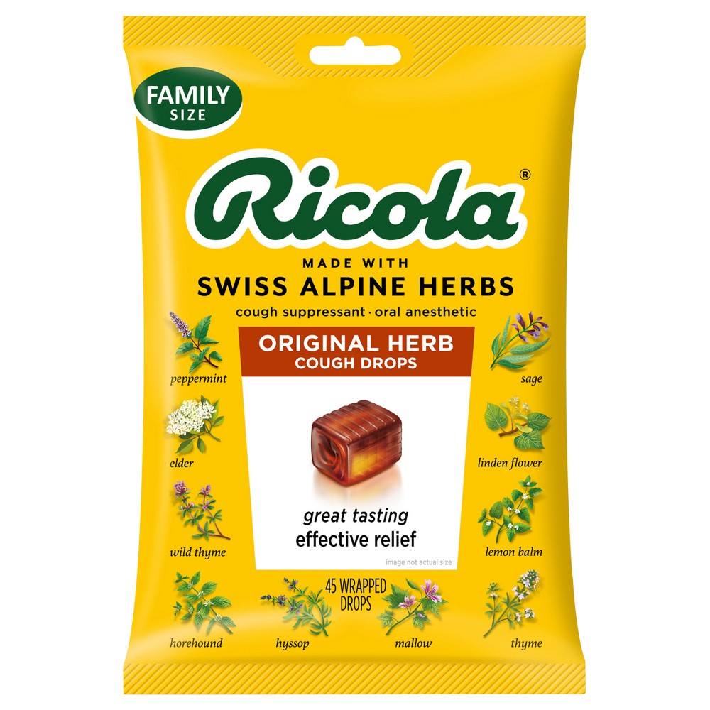 GTIN 036602300330 product image for Ricola Cough Drops - Original Herbs - 45ct | upcitemdb.com