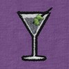Dalix Martini Embroidered Lightweight Relaxed Jersey Tee Summer Cute Food Womens - 2 of 4