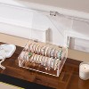 Clear Acrylic Bracelet Organizer Box, Jewelry Display Holder for Bangles and Watches, No-Drawer Storage Case - 3 of 4