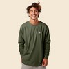 Dalix Astronaut Embroidered Cotton Classic Fit Long Sleeve Crewneck Tee Shirt Mens - 3 of 4