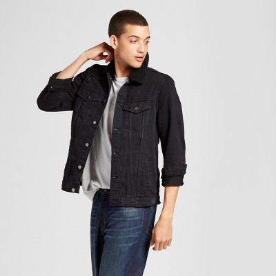 target denim sherpa jacket