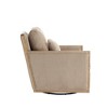 TIRAMISUBEST Camel Swivel Barrel Club Chair - A Comfy Accent Sofa Chair for the Living Room, Ideal Arm Chair for Nursery, Hotel, Bedroom and Office - 4 of 4