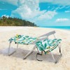VisioGear Folding Beach Chair with Side Pouches, Portable Beach Chair for Outdoor, Multicolored, 24.8"*27.56"*38.98" - 4 of 4