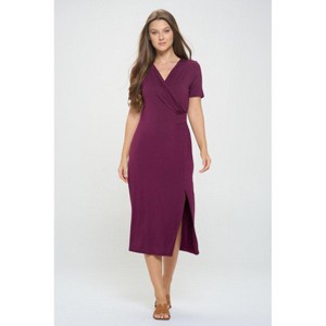 WEST K Women's Jocelyn Side Ruched Midi Dress - 1 of 4