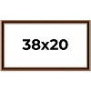 PosterPalooza | Weathered Gold Picture Frame - UV Acrylic, Backing Board, Hanging Hardware Included - 2 of 4