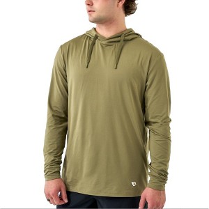 Burlebo Men's Long Sleeve Hoodie Sweatshirt - 1 of 4