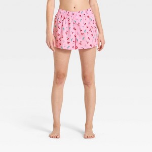 Women's Boxer Pajama Shorts - Wild Fable™ - 1 of 2