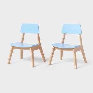 2pk Kids' Wood Activity Chair - Pillowfort™ - 1 of 4