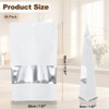 Unique Bargains Matte Metallic Aluminum Foil Zip Closure Food Storage Containers 60 Pcs - 2 of 4