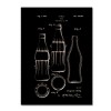 Trademark Fine Art -Claire Doherty 'Coca Cola Bottle Patent 1937 Black' Canvas Art - 2 of 3