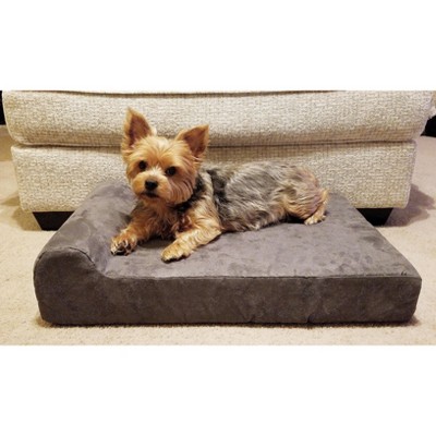Small Charcoal Gray Orthopedic Foam Outdoor Dog Bed