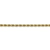 Black Bow Jewelry 3.25mm 10k Yellow Gold D/C Quadruple Rope Chain Bracelet - 2 of 4