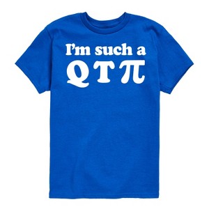 Boys' - Instant Message - I'm Such A Q T Pi Short Sleeve Graphic T-Shirt - 1 of 4