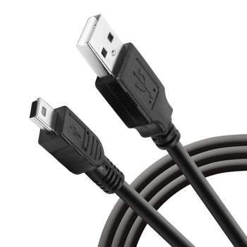 INSTEN USB 2.0 Cable, Type A to Mini 5-Pin Type B, 10 feet / 3 meter