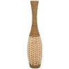 40'' x 7'' Tall Seagrass Woven Floor Vase Brown - Olivia & May: Handmade Bohemian Decor, Indoor Use - 4 of 4