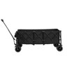 Grungis Foldable Extended Wagon Cart,Shopping Cart with Big All-Terrain Beach Wheels & Drink Holders,Utility Cart for Camping,Shopping - 2 of 4