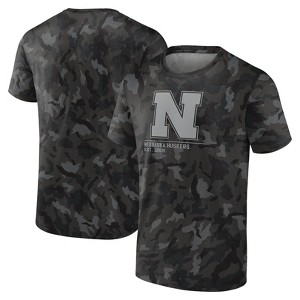 NCAA Nebraska Cornhuskers Men's Camo Bi-Blend T-Shirt - 1 of 3