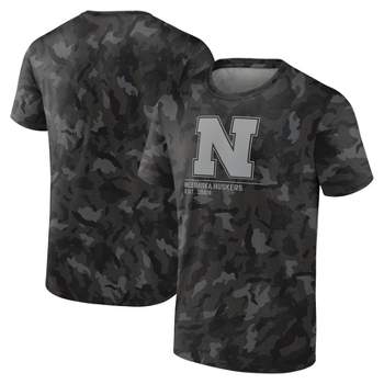 NCAA Nebraska Cornhuskers Men's Camo Bi-Blend T-Shirt