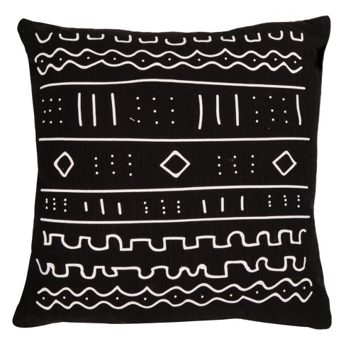 Rila Pillow - Black/white - 18