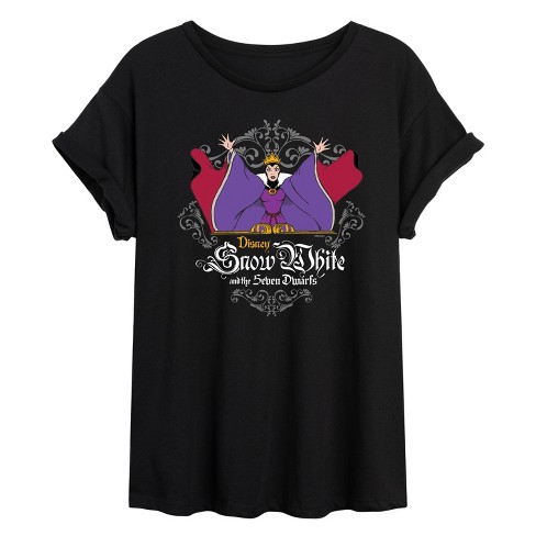 Women s Disney Evil Queen Oversized Graphic T shirt Target