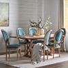 Christopher Knight Home Derring 7 Pieces French Country Upholstered Wood Expandable Dining Set - 2 of 4