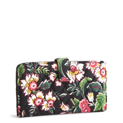 Vera Bradley Women's Outlet Cotton Medium Essential Tab Wallet