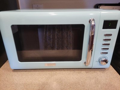 Best Buy: Haden 700-Watt .7 cubic. foot Microwave with Settings and Timer  Turquoise 75031