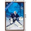 Trends International NHL Winnipeg Jets - Connor Hellebuyck 24 Framed Wall Poster Prints - 3 of 4