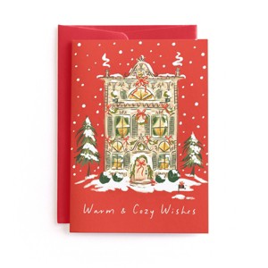 Minted Little Christmas House Greeting Card with Envelope - 1 of 3