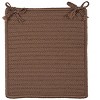 Colonial Mills Simply Home Solid - Cashew Chair Pad, Set of 4 - 2 of 2