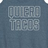 Women's - Instant Message - Quiero Tacos Graphic Racerback Tank - 2 of 4