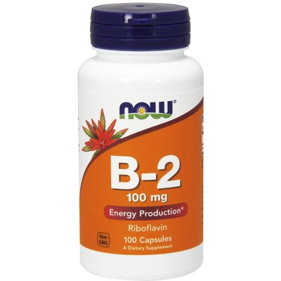 B-2 100mg by Now Foods  -  100 Capsule