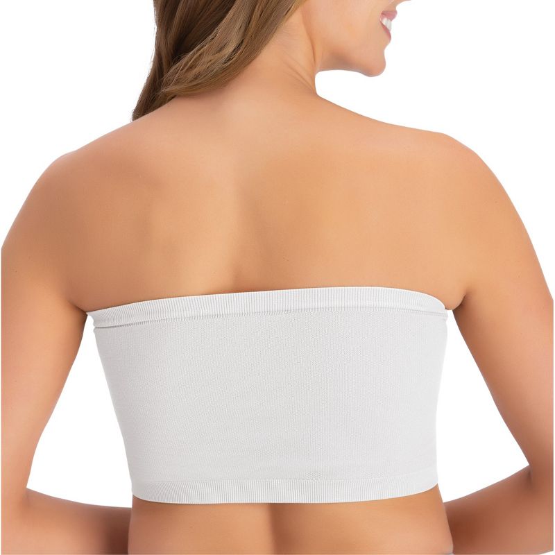 Collections Etc 2-pack Seamless Bandeau Bras W, 4 of 6