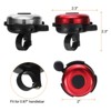 Unique Bargains Aluminum Loud Clear Sound Classic Scooters Bicycle Bells 2 Pcs 2.3" - 2 of 4